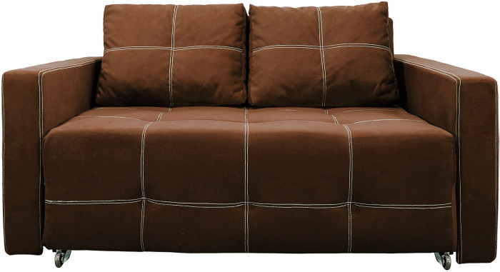Диван аккордеон Марс велюр коричневый 140