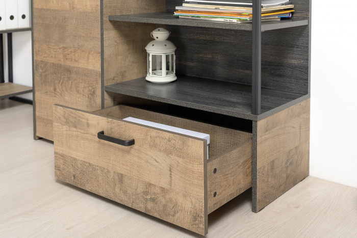 Трувор Гостиная 048, дуб гранж песочный/интра