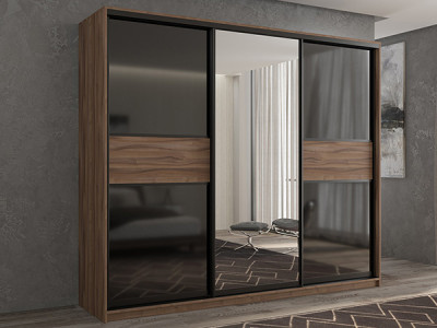 Шкаф-купе Кааппи 9 Орех Тьеполло 180х45х230 см