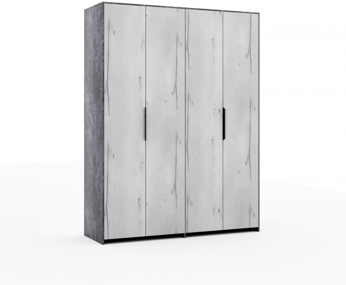 Модульная спальня "Ривьера" - Канадский дуб арктик/Бетон спаркс