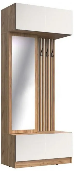 Прихожая Роджинамиф (Графит, Дуб Крафт Золотой)