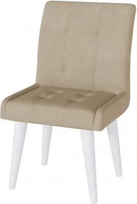 Стул Гира бежевый (белый)