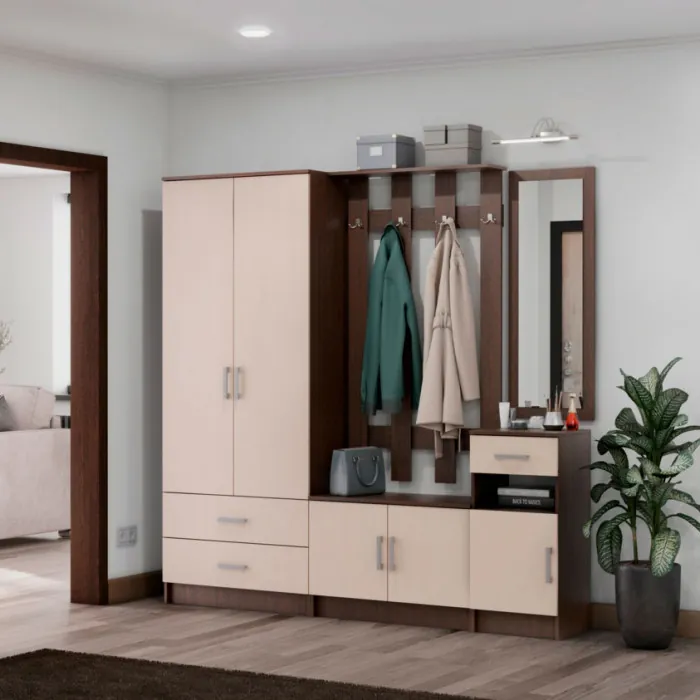 ЗР-201 Машенька ЛДСП зеркало (400*1120*20) венге/дуб белфорт