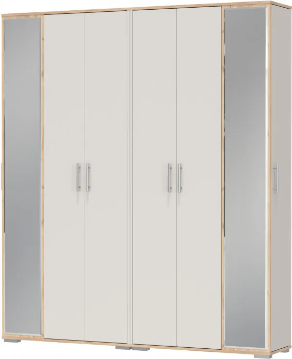 Две прихожих Домино-мини 2-3421дкз/к.с, цвет дуб крафт золотой/кашемир серый, ШхГхВ176х36х202 см.