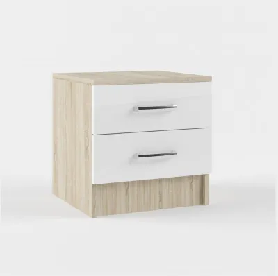 МС Софи Тумба Сонома/Белый СТБ 400.1, Сонома/Белый