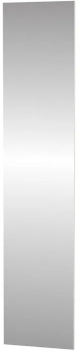 Дверь распашная Рум, 50 см зеркало белый