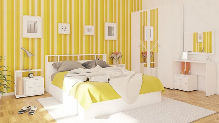 Камелия Зеркало, цвет белый, ШхГхВ 80х2х60 см.(подходит от спальни Сакура), можно вешать за подвесы горизонтально или вертикально