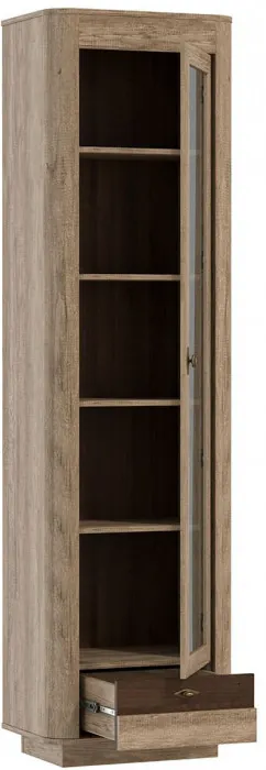 Шкаф-витрина Фантазия 34.06 дуб каньон/дуб кальяри