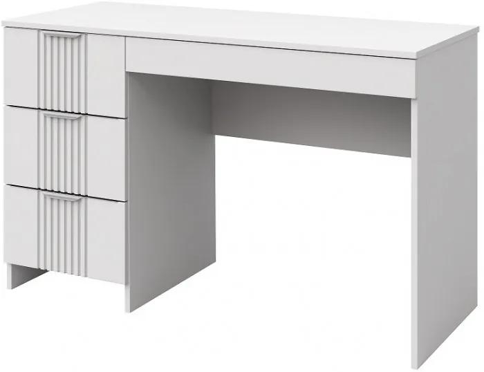 Стол письменный "Харди" - Белый текстурный/Ясень белый