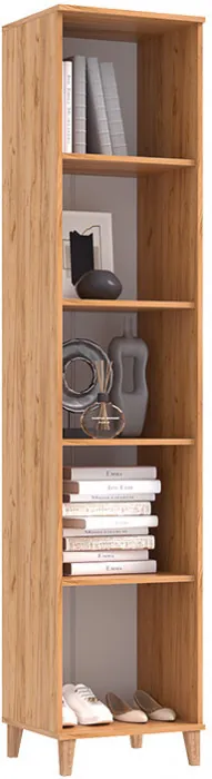 Модульная прихожая Ирис, Крафт золотой/Браш мени грин