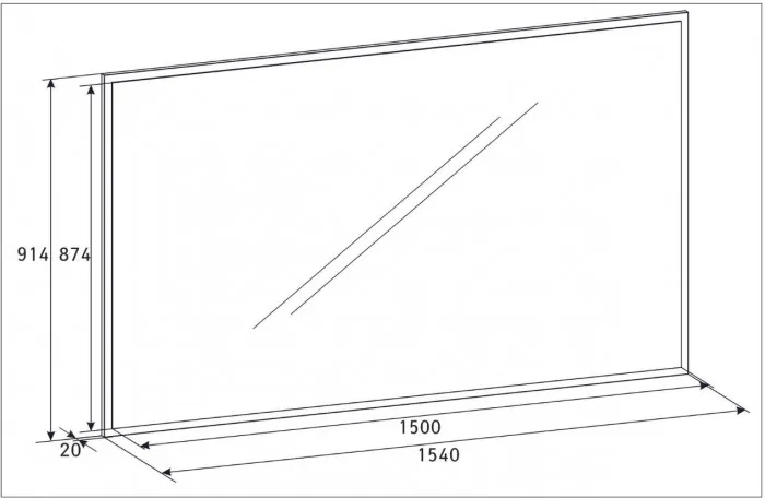 Зеркало настенное Кара 5