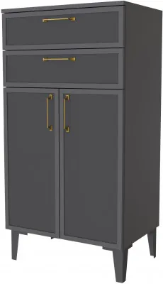 Толедо Тумба с ящиком ТТ-30 графит серый
