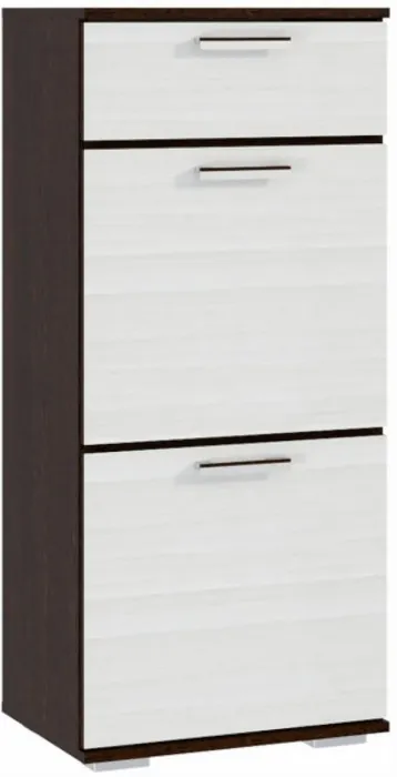 Модульная угловая прихожая Ника, композиция 2, венге/лоредо