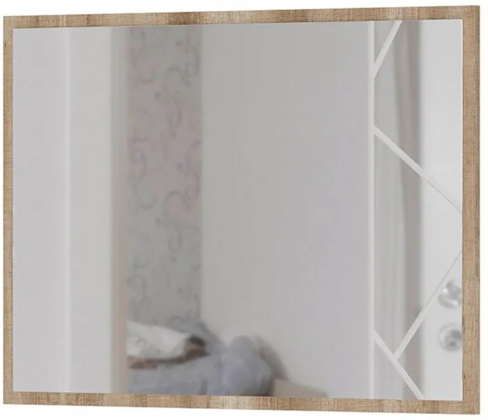 Даллас З-01 Зеркало (0,800х0,600х0,20) дуб каньон