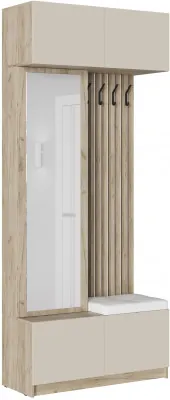 Прихожая Бостон ЛДСП, крафт серый/кашемир