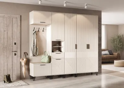 Флэш Прихожая, вариант №1, Кашемир/Кашемир