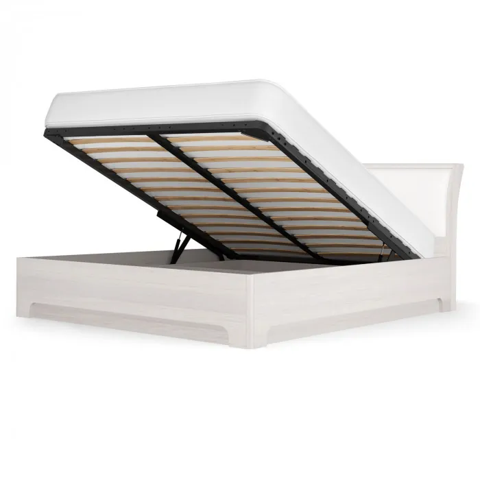 Кровать-3 с подъемным основанием 1400 экокожа Парма Нео