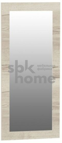 Зеркало 450 ПМ-9, Мале (450*20*980) Дуб галифакс белый