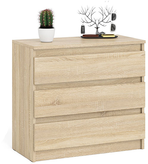 Мори Комод МК800.1, цвет дуб сонома, ШхГхВ 80,4х41х73 см.