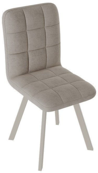 Франк ДП 2-17 Стул (паук) (Черный матовый/Кожзам Белый)