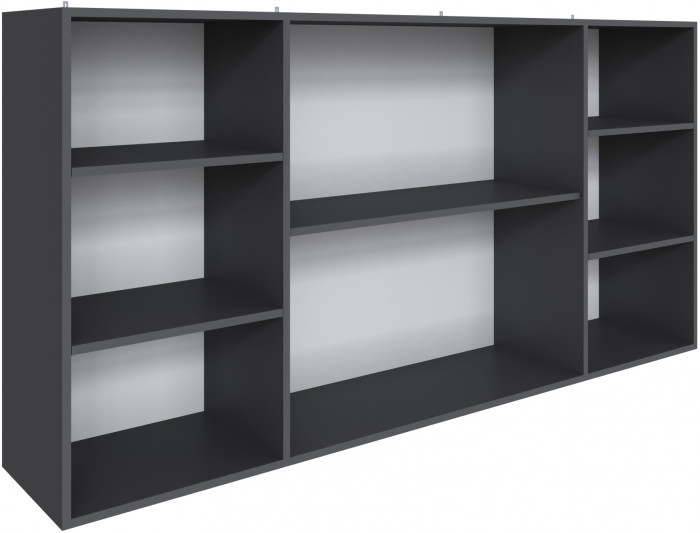 Полка навесная Мадрид ПН-2 (1,8) графит серый