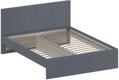 Кровать 160 КР-433-М с настилом из ламелей, Микровелюр Zeekr-87