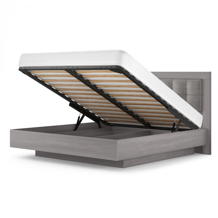 Кровать-5 с подъемным основанием 1800 экокожа Парма Нео