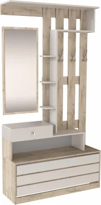 Центральная секция ЯПЦС-1 Ямайка, Дуб крафт серый/Кашемир