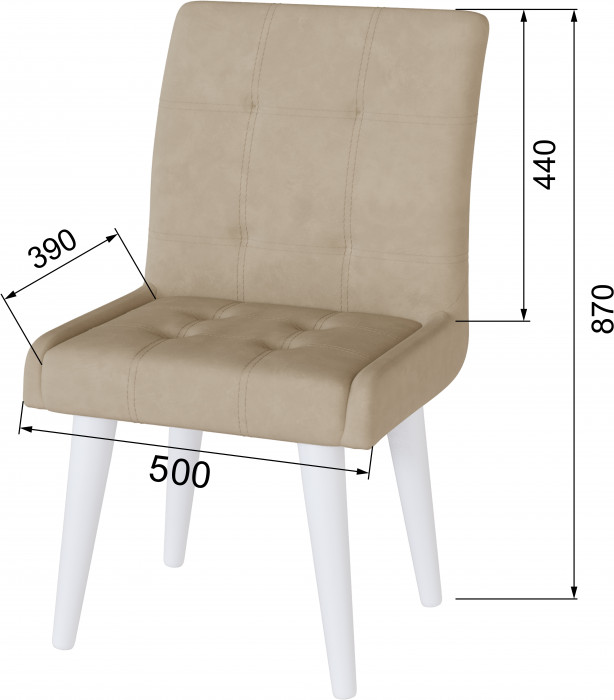 Стул Гира бежевый (береза)