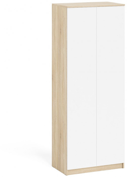 Мори Шкаф МШ800.1, цвет дуб сонома/белый, ШхГхВ 80,4х50,4х209,6 см.