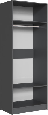 Шкаф Вегас 800, Графит серый/Камень серый