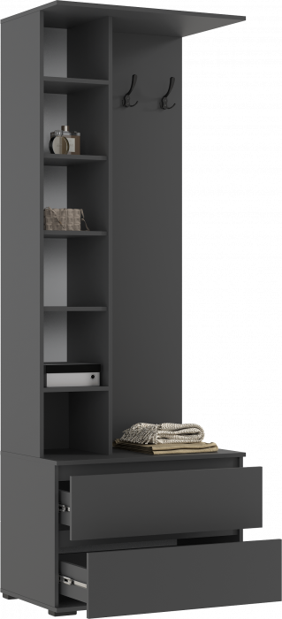 Норд Прихожая, композиция №3, Графит/Графит