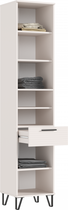 Флэш Прихожая Пенал открытый (Кашемир, Кашемир)