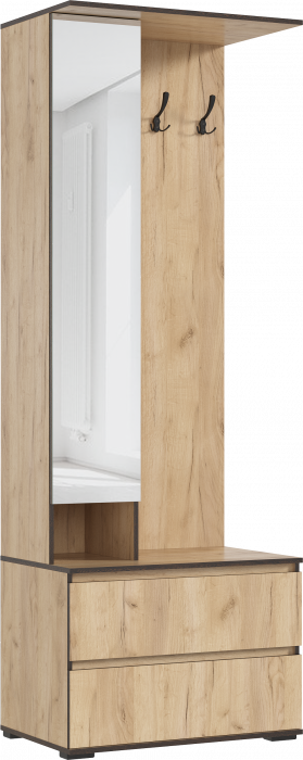 Норд Прихожая, композиция №3, Дуб крафт/Дуб крафт