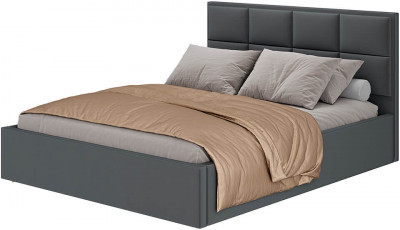 &quot;Линда&quot; КР-16 кровать 1,6 м Графит