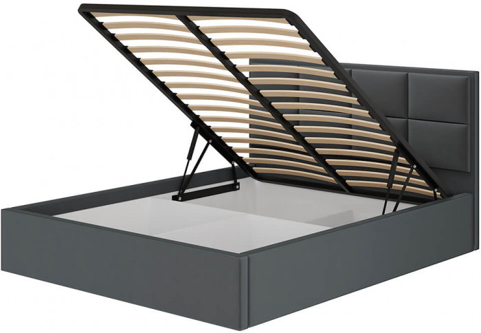 "Линда" КР-16 кровать 1,6 м Графит
