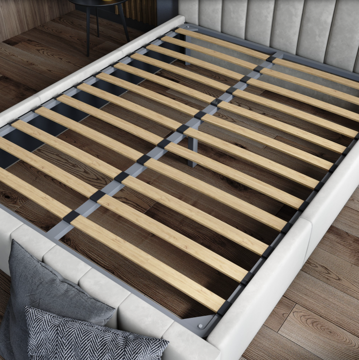 Нега Кровать интерьерная 140 коричневый, ортопед