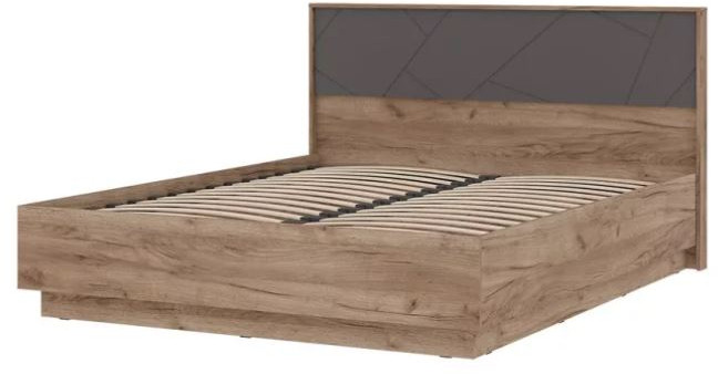 ОРЕГОН КР 02 1.6х2.0 (1674х990х2070) Фасад МДФ АСФАЛЬТ СУПЕРМАТ,ДУБ КРАФТ ТАБАЧНЫЙ/Корпус ДУБ КРАФТ ТАБАЧНЫЙ