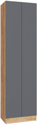 Прихожая Руэлла Шкаф платяной дуб крафт золотой/графит серый