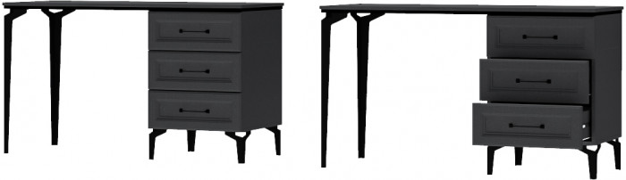 Шарм Стол Ст-1 Антрацит/Рамка