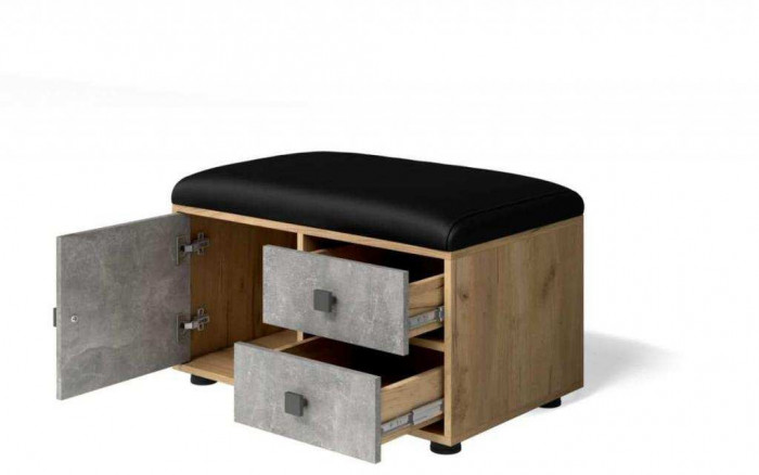 Прихожая мини-лайт компл. 8 дуб крафт/ателье