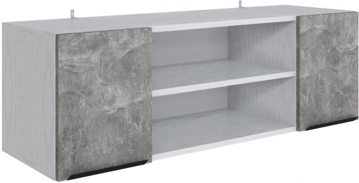 Полка навесная Мадрид ПН-3 (1,1) белый/ателье светлое