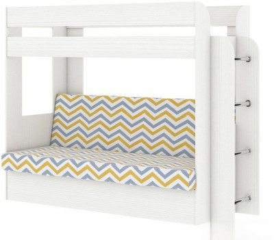 Карамель 75 кровать-диван Бодега Светлый / Ткань RikkoYellow