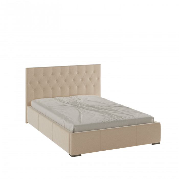 Октавия Кровать интерьерная 140 бежевый ромб, ортопед