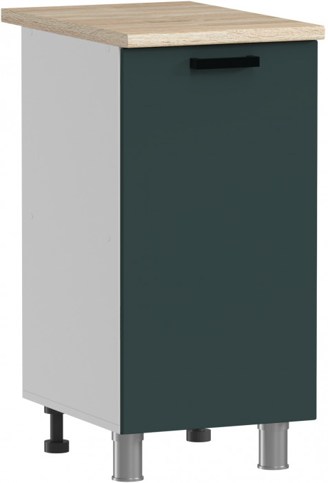 МК Аленушка Н 400 Лаванда Изумруд, скоба черный (со столешницей)