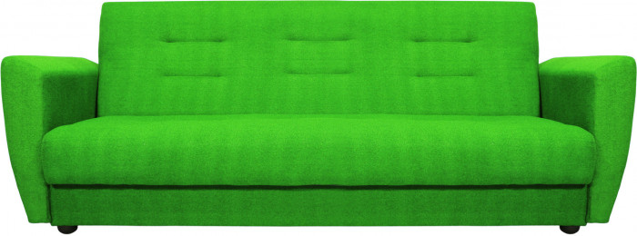 Диван Лира 140 зеленый ППУ
