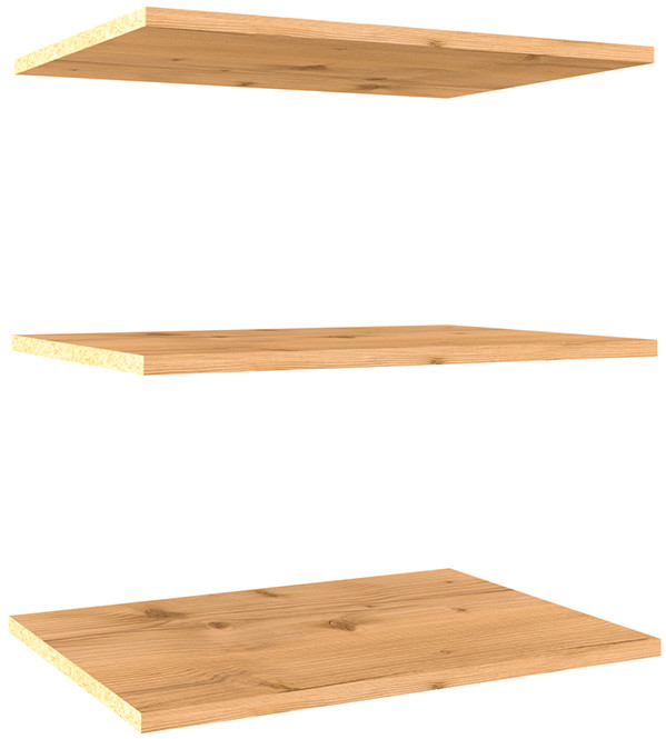 Полки Краун (Кровн) 19, Графит, Дуб золотистый