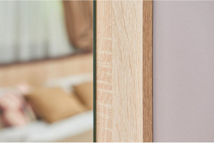 Зеркало навесное Sherlock 75, дуб сонома