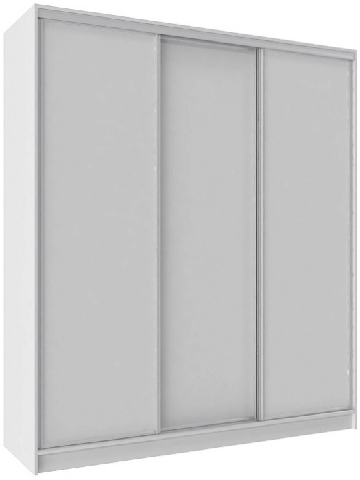 Шкаф-купе трехдверный 2000 Домашний Белый
