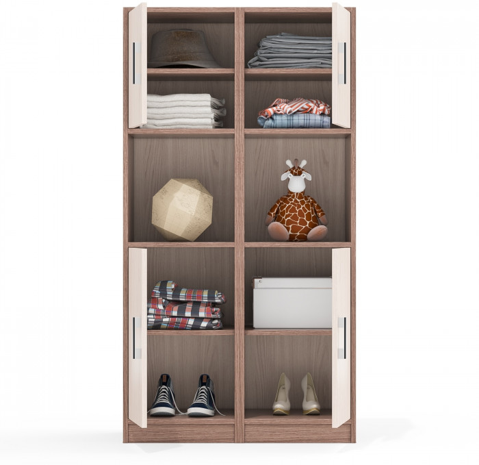 Два Пенала С-МД-СК9П к компьютерному столу С-МД-СК9, ясень шимо светлый/ясень шимо тёмный